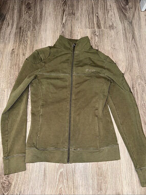 flosport Utility Jacket in Green Size Small